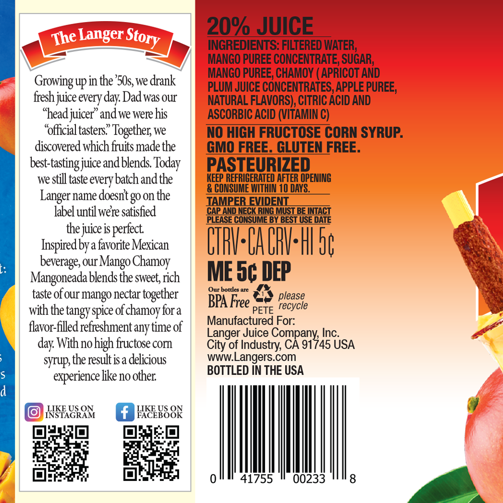 64oz Mango Chamoy