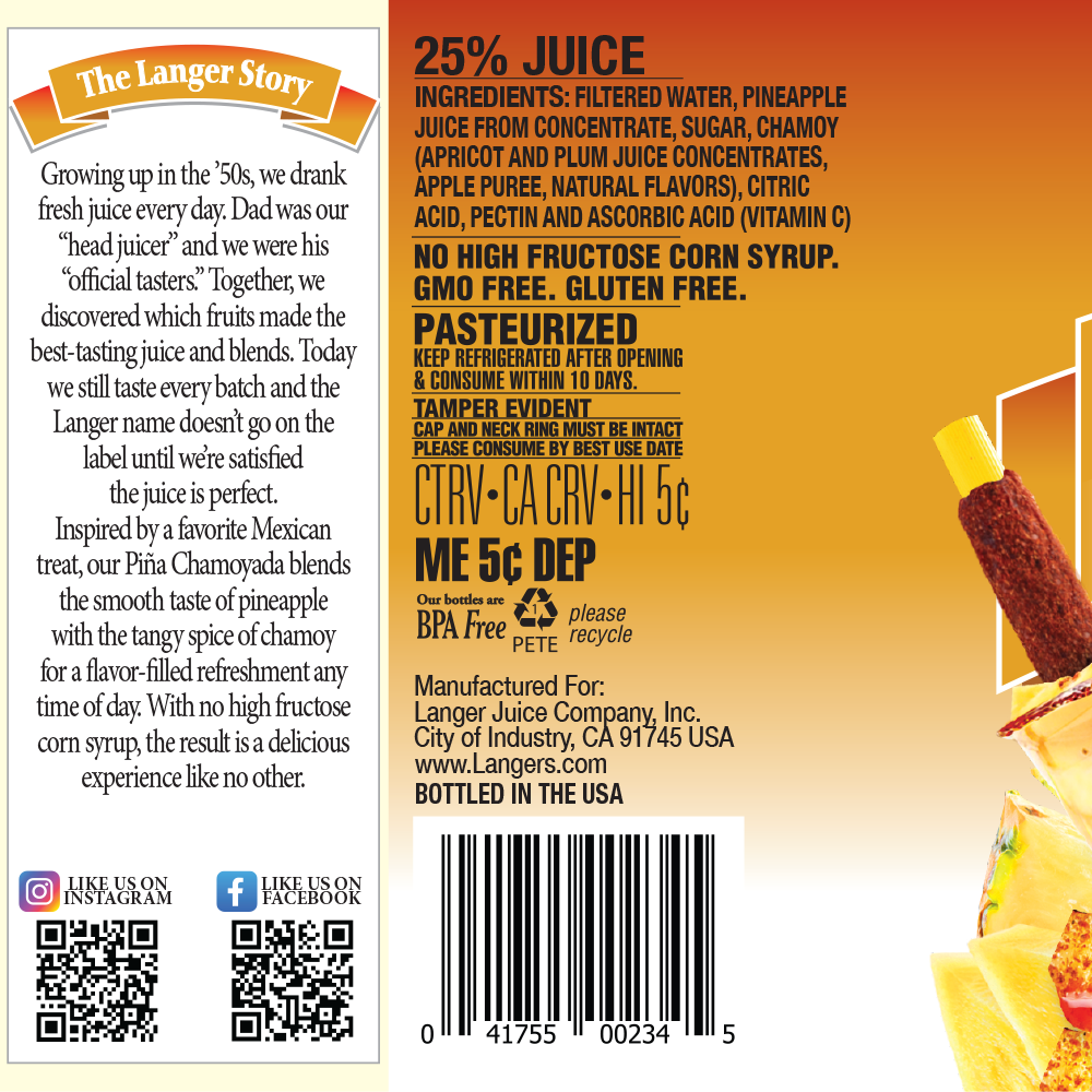 64oz Pineapple Chamoy