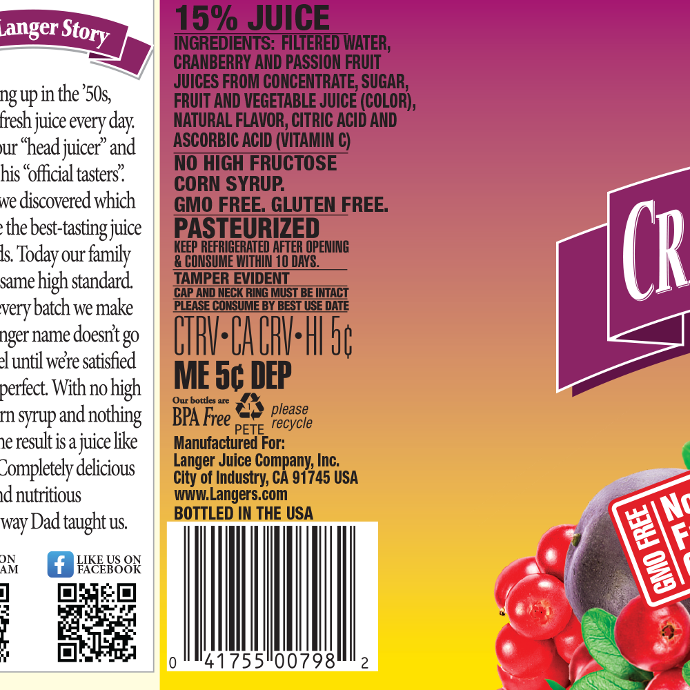64oz Cranberry Passionfruit