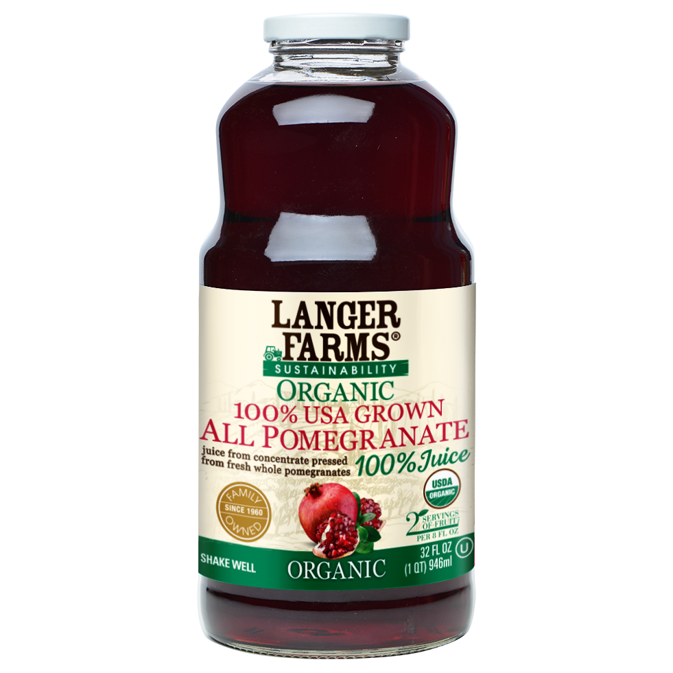 32oz Langer Farms Organic All Pomegranate