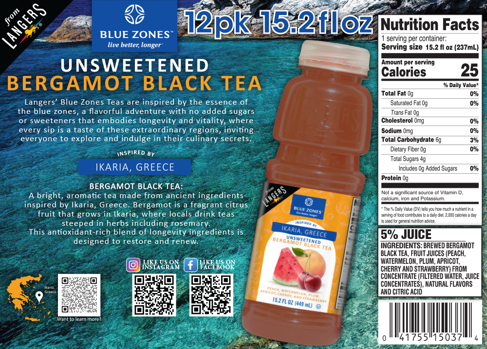 12pk 15.2oz Bergamot Black Tea