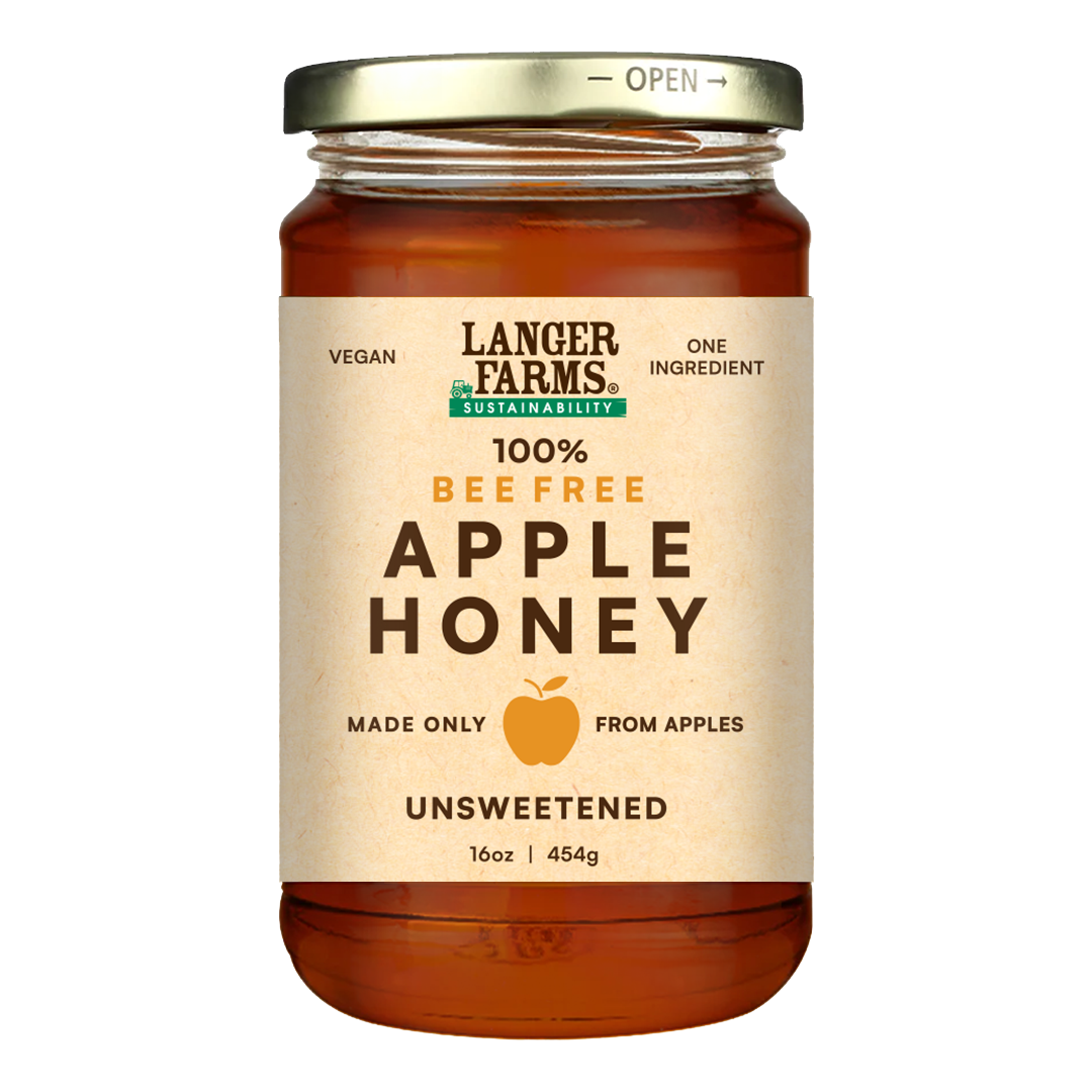 Langer Farms Apple Honey 16oz, Vegan Honey Alternative