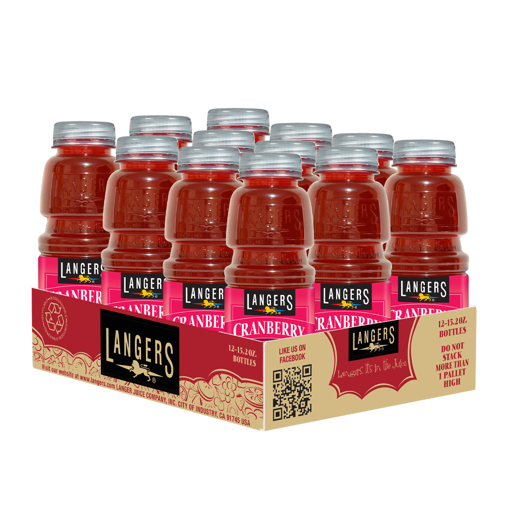 Langer Juice City Of Industry Ca 12pk 15.2oz Cranberry Juice Cocktail – Langer Juice Company