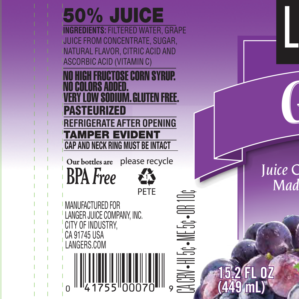 12pk 15.2oz Grape Juice Cocktail