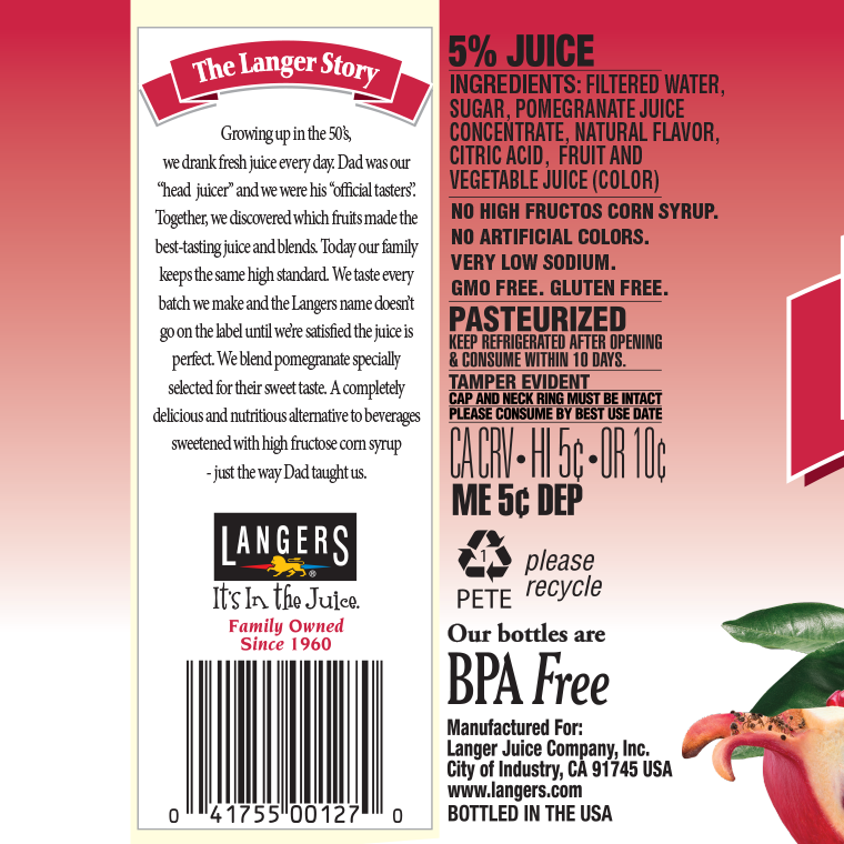 32oz Fruit Punch Cocktail – Langer Juice Company