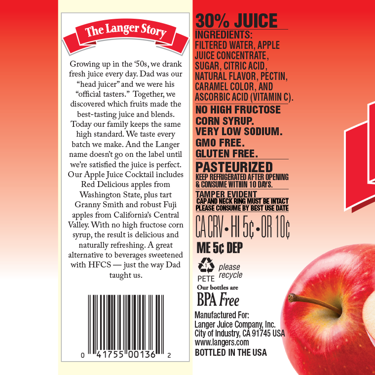 32oz Fruit Punch Cocktail – Langer Juice Company