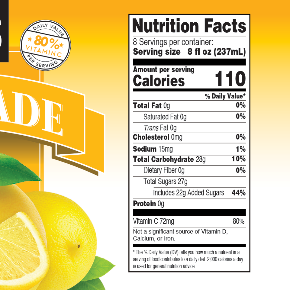 Maxi-lange citrons Limonade