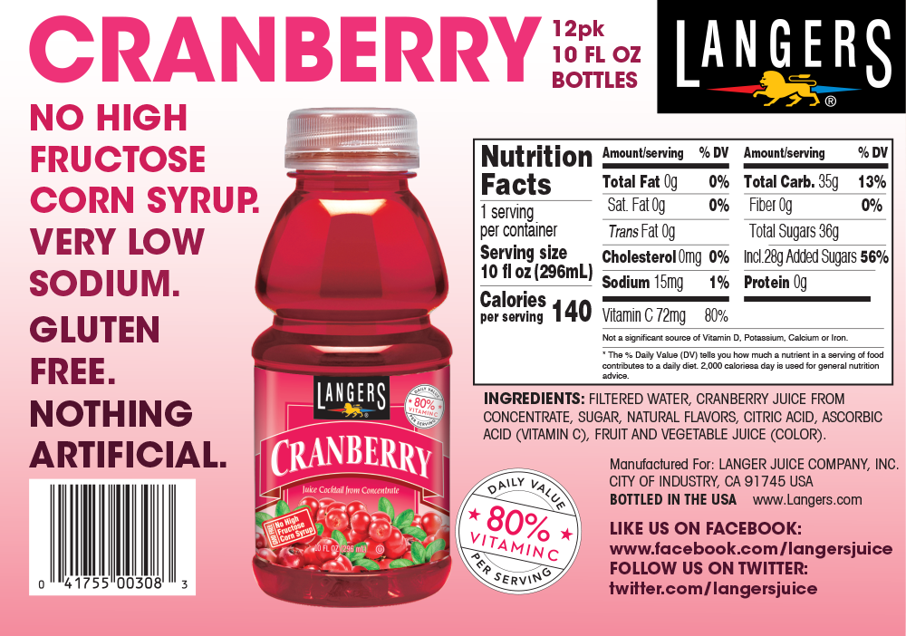12pk 10oz Cranberry