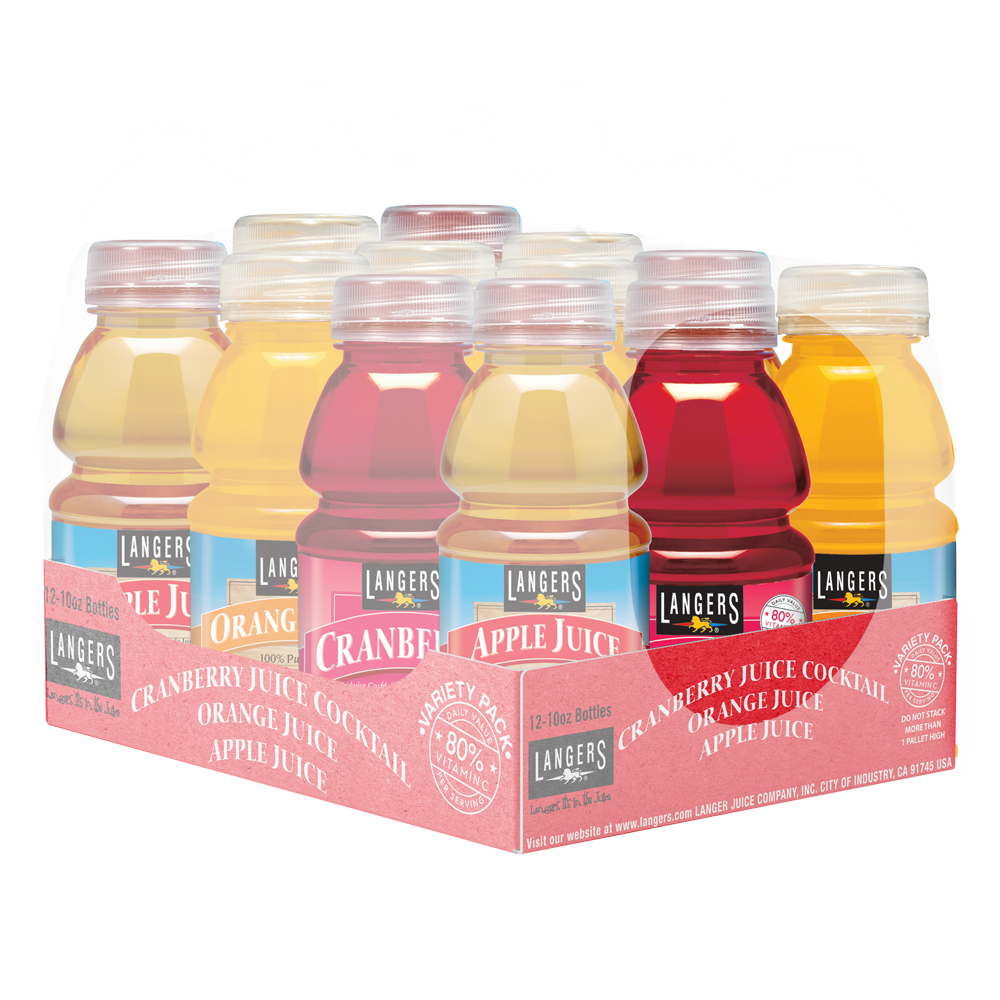 12pk 10oz Apple Orange Cranberry Variety Pack