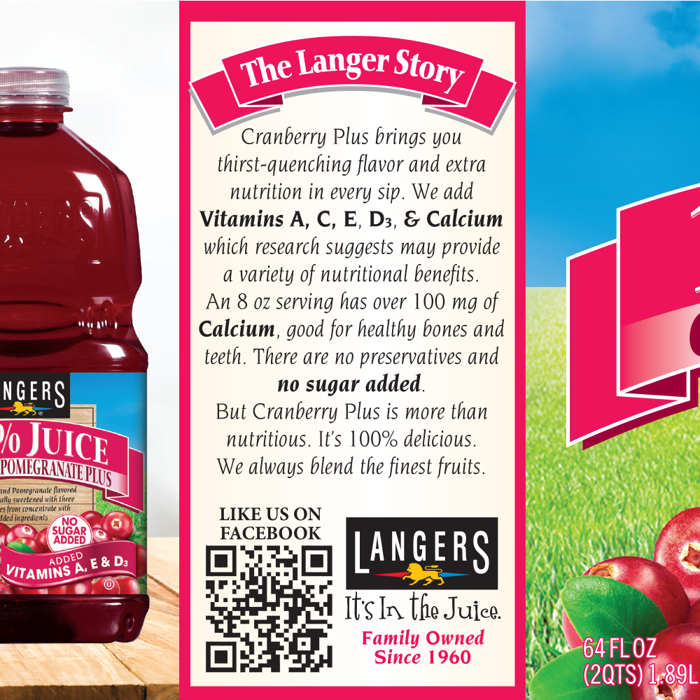 64oz Cranberry Plus