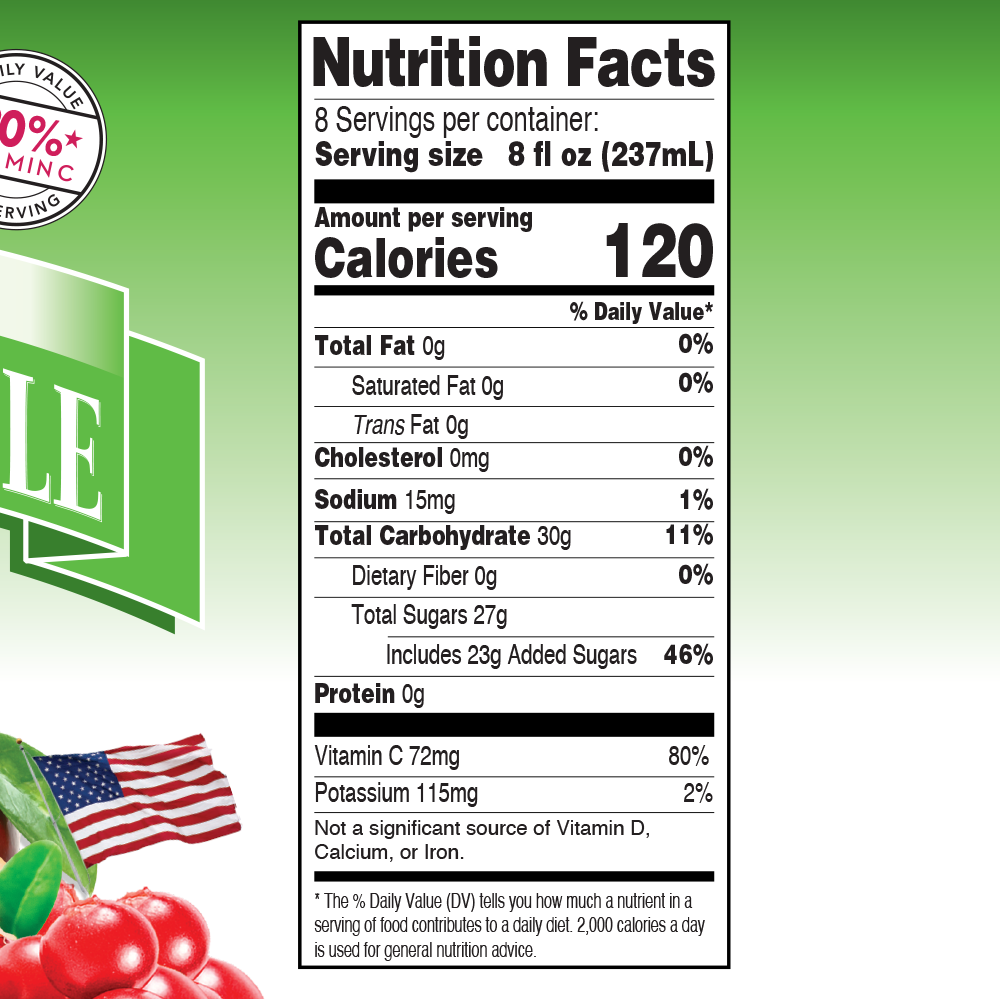 64oz Cranberry Apple