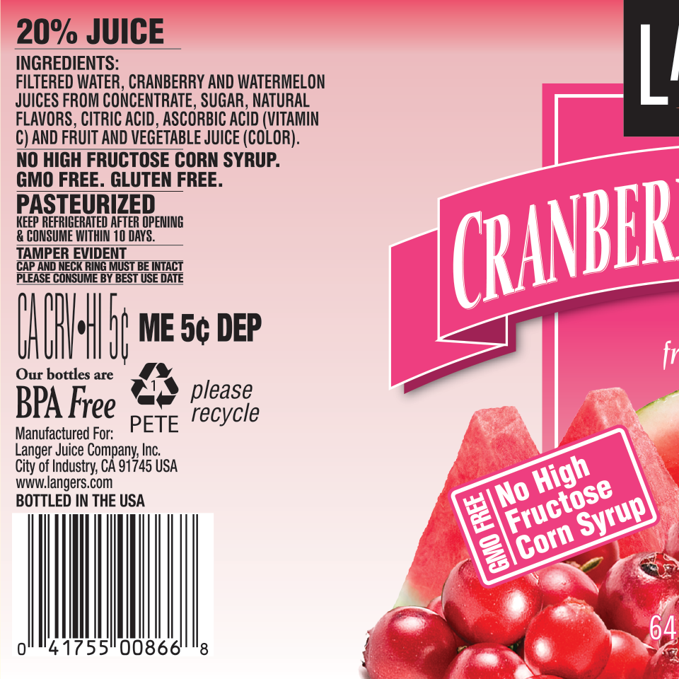 64oz Cranberry Watermelon