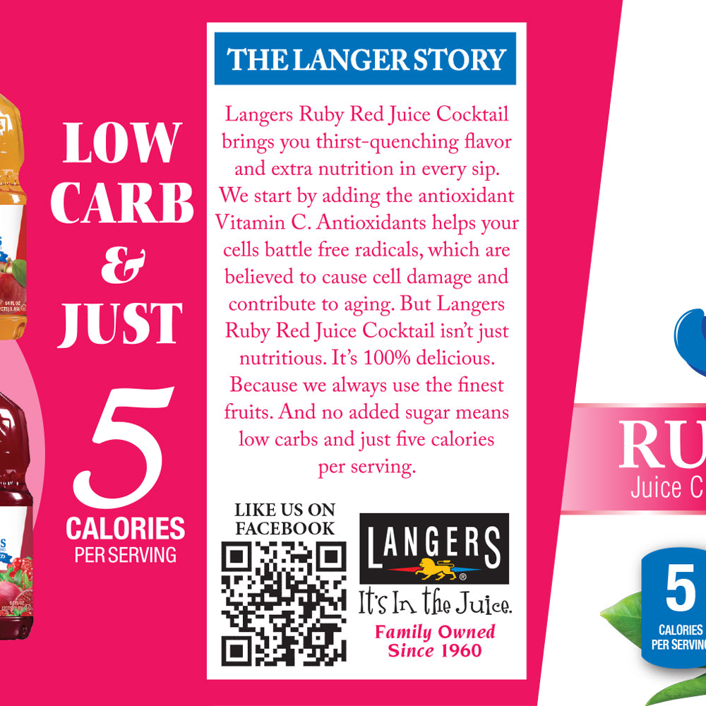 64oz 5 Calories Ruby Red