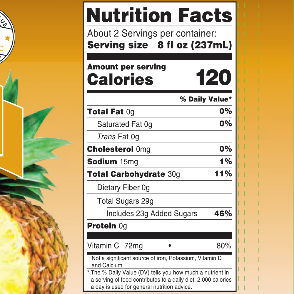 12pk 15.2oz Pineapple Juice Cocktail