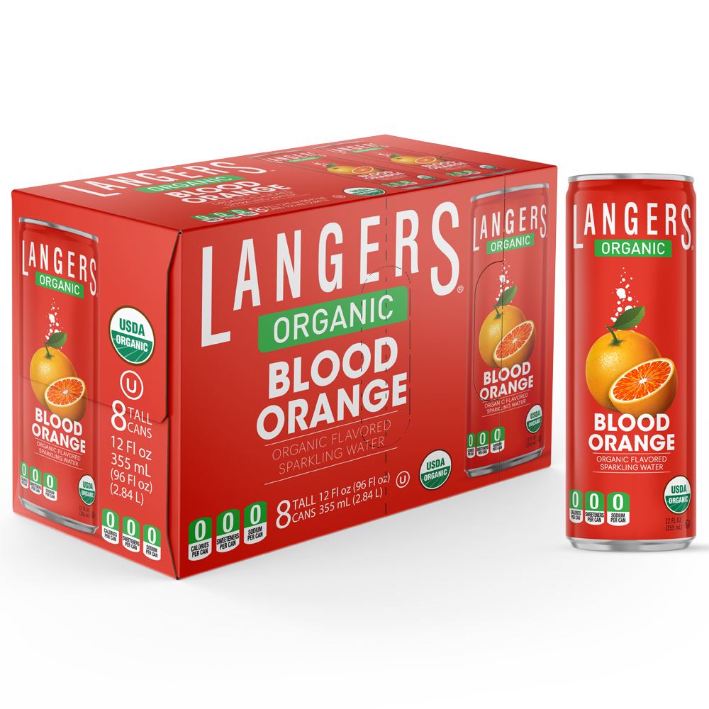 12oz Organic Flavored Sparkling Blood Orange (8 pack)