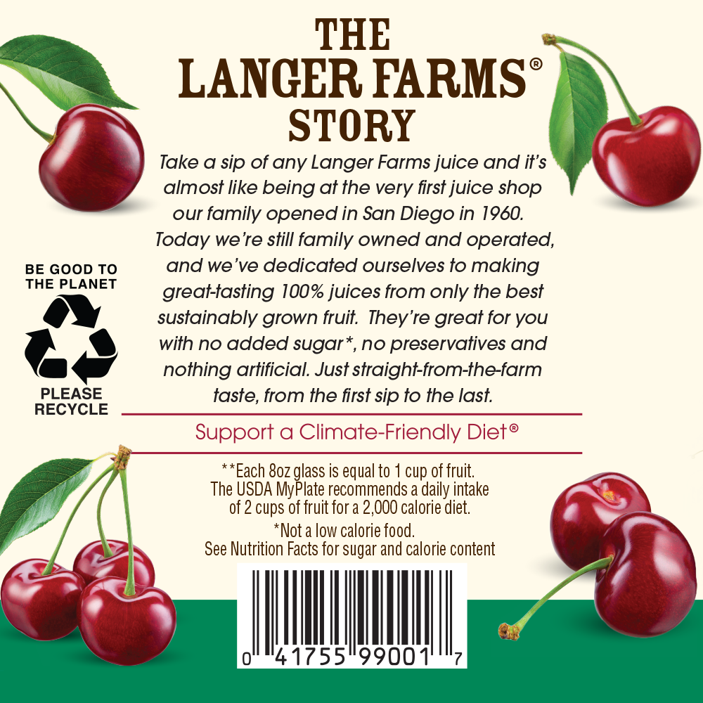 32oz Langer Farms Organic All Tart Cherry