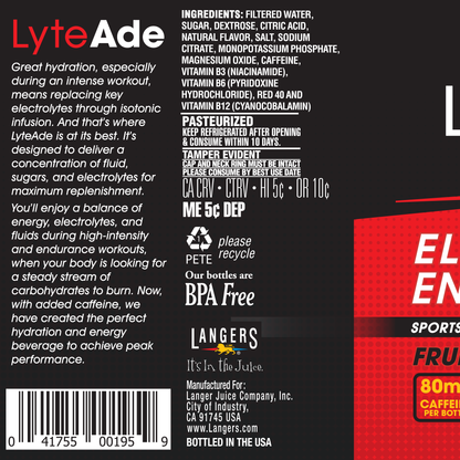 32oz Lyte Ade Fruit Punch