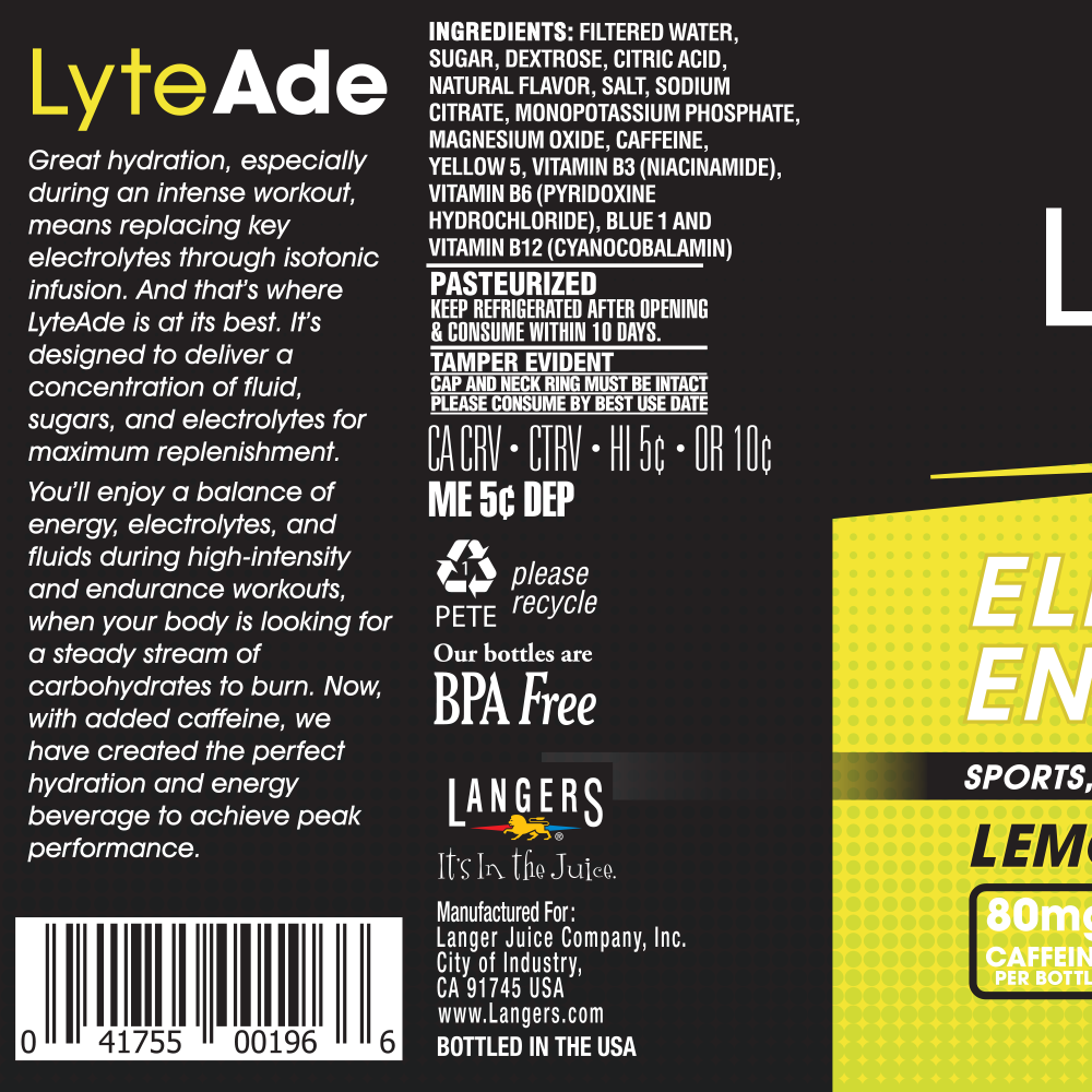 32oz Lyte Ade Lemon Lime