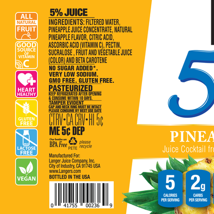 5 Calories Pineapple