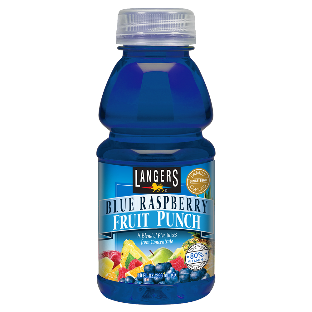 12pk 10oz Blue Raspberry Fruit Punch