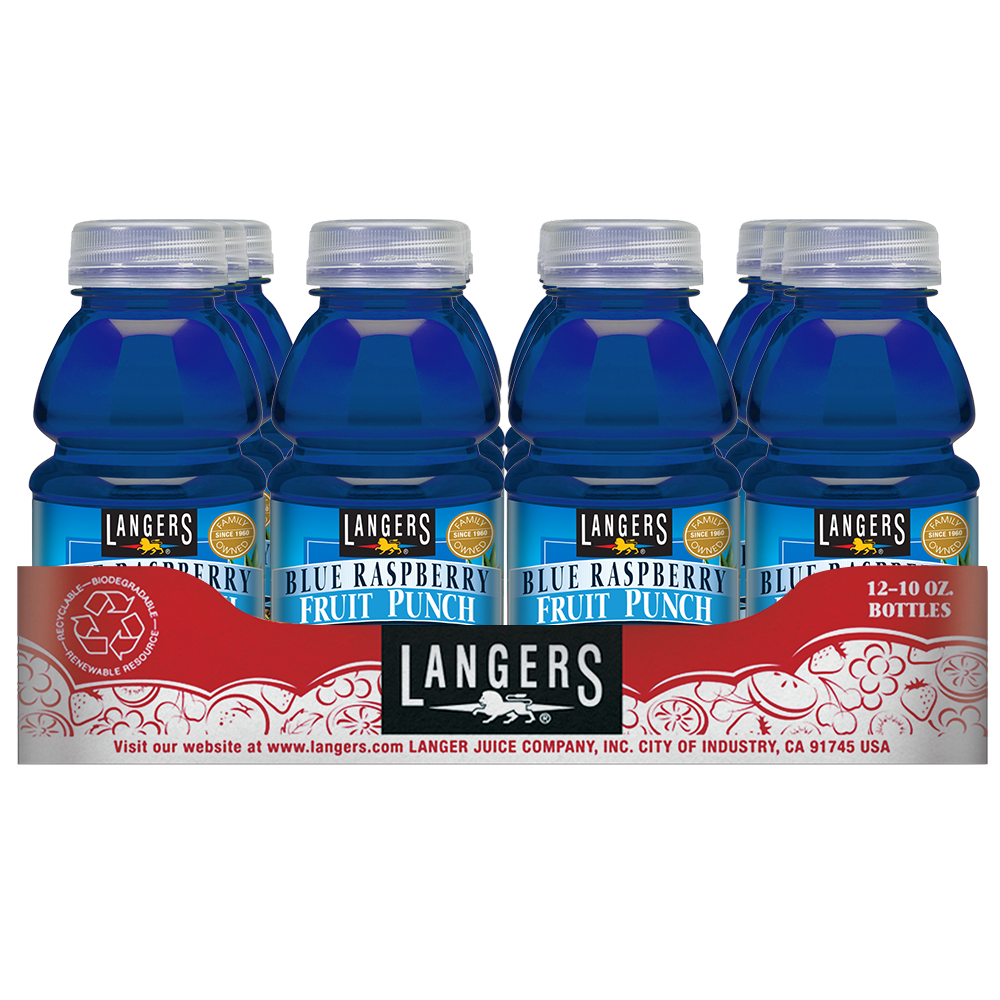 12pk 10oz Blue Raspberry Fruit Punch