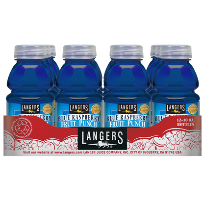 12pk 10oz Blue Raspberry Fruit Punch