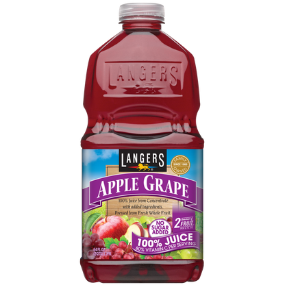 64oz 100% Apple Grape