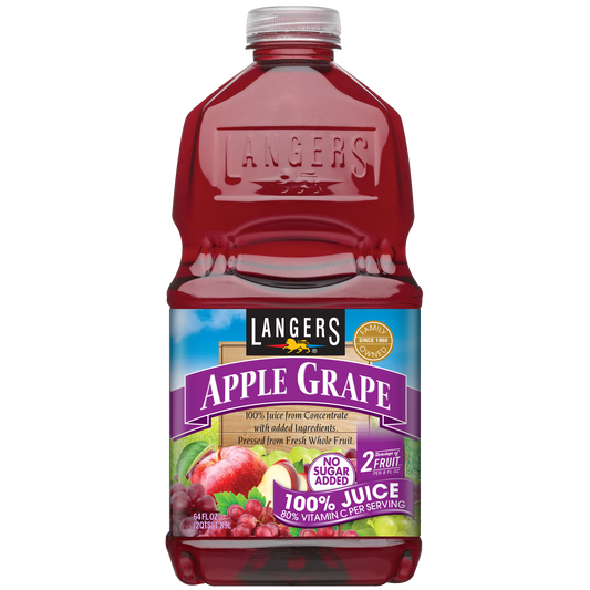 64oz 100% Apple Grape