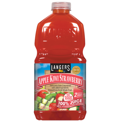 64oz 100% Apple Kiwi Strawberry
