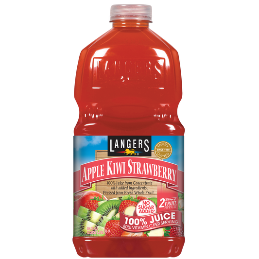 64oz 100% Apple Kiwi Strawberry