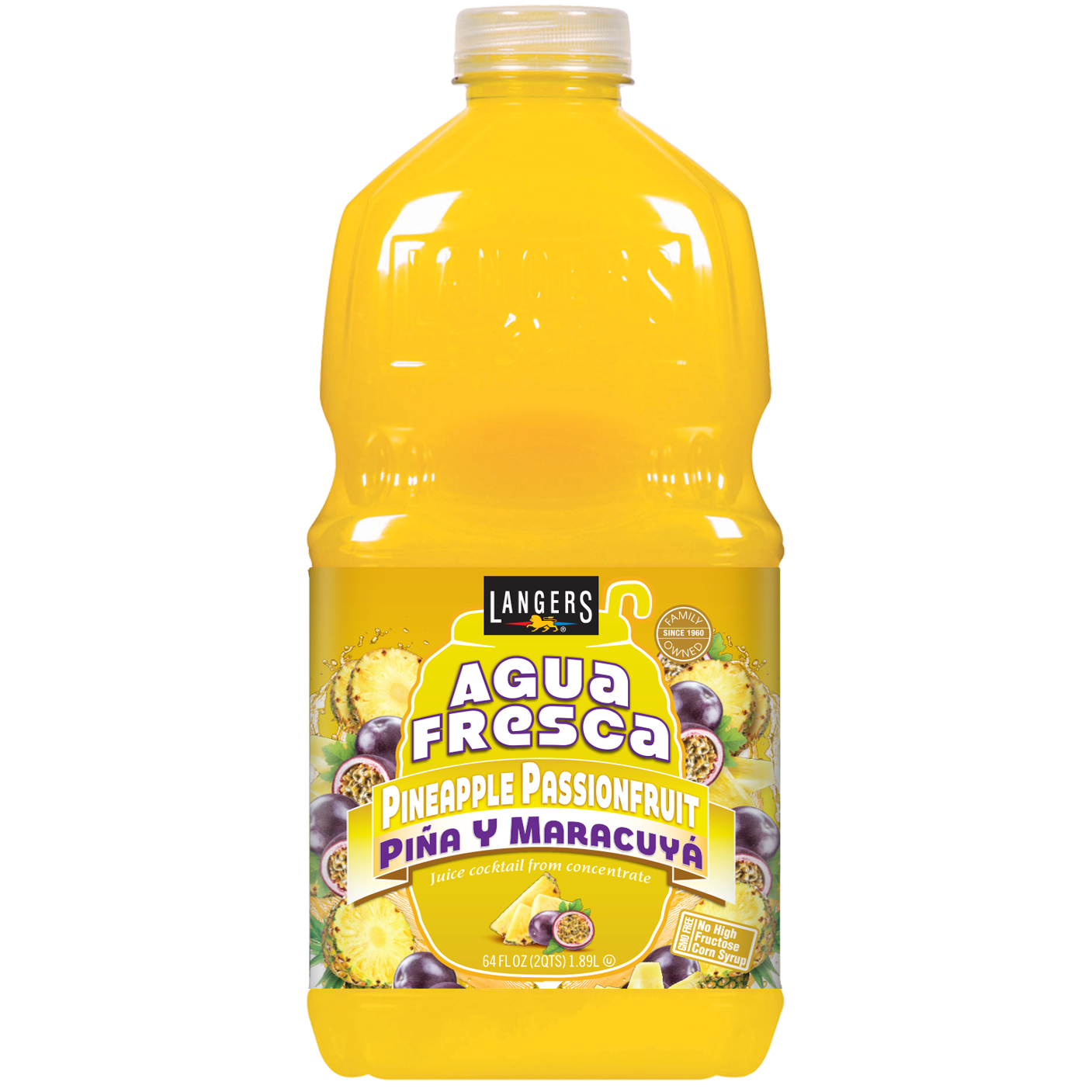 64oz Agua Fresca Pineapple Passionfruit