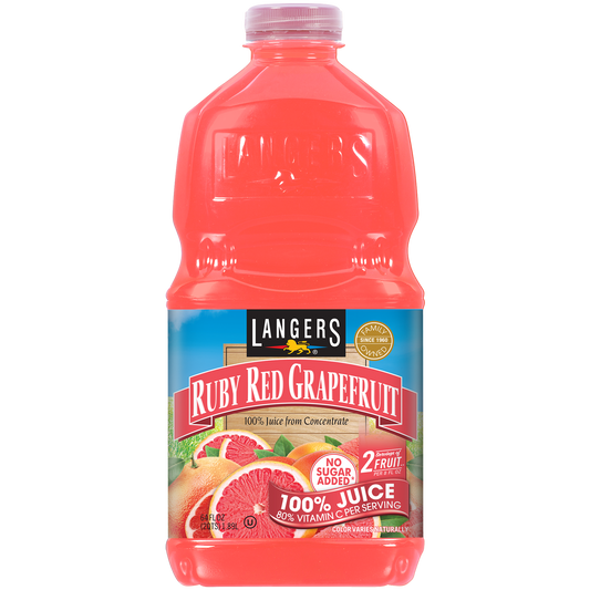 64oz 100% Ruby Red Grapefruit