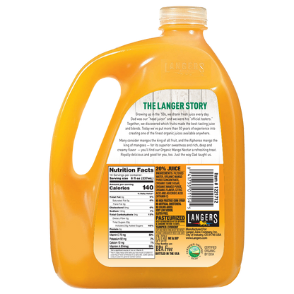 128oz Organic Mango Nectar