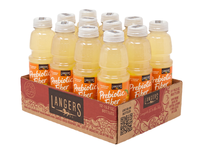 12pk 15.2oz Prebiotic Fiber Orange Juice Beverage with Chicory Root Fiber, Calcium and Magnesium
