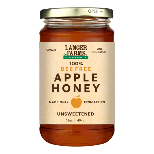 Langer Farms Apple Honey 16oz, Vegan Honey Alternative