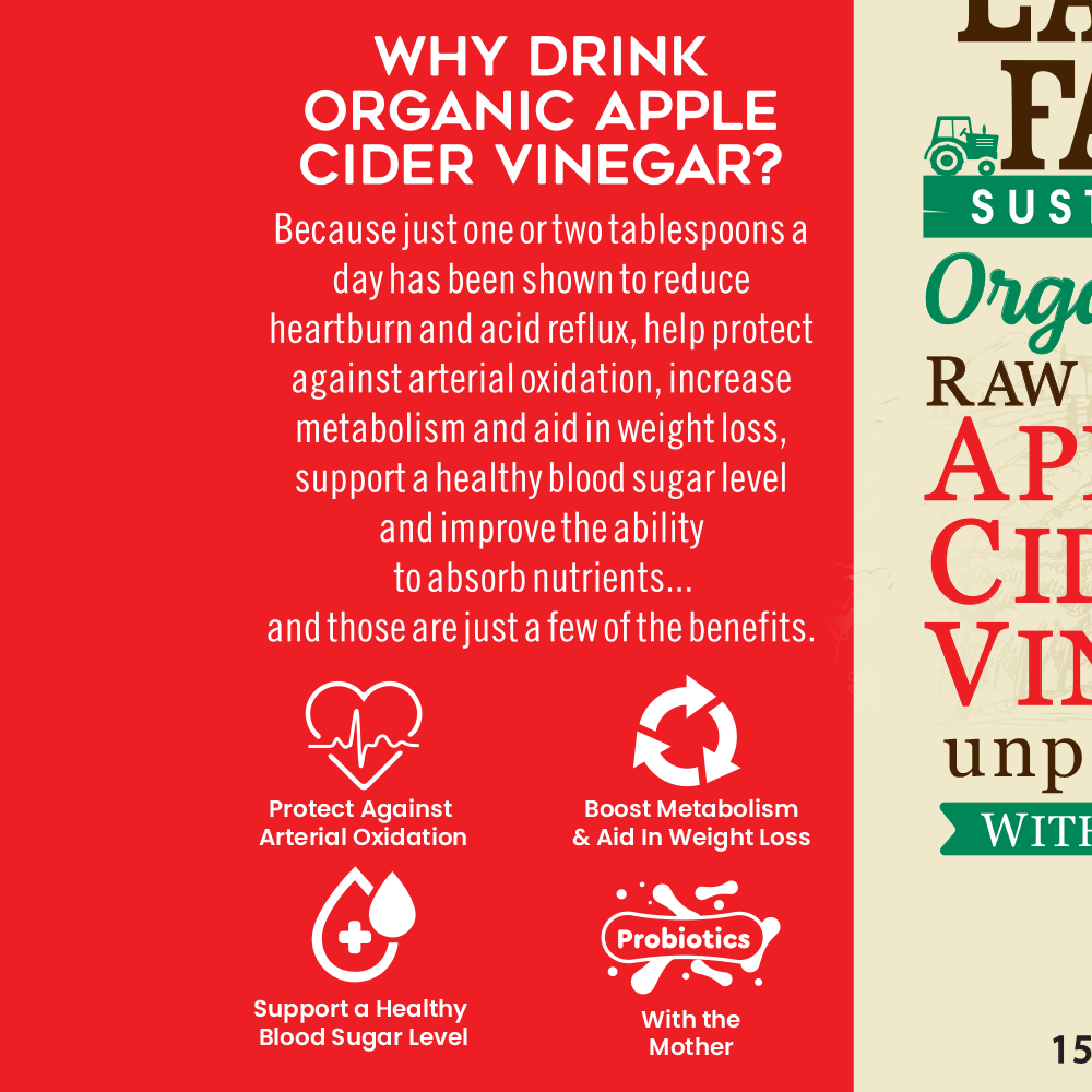 15oz Langer Farms Organic Apple Cider Vinegar