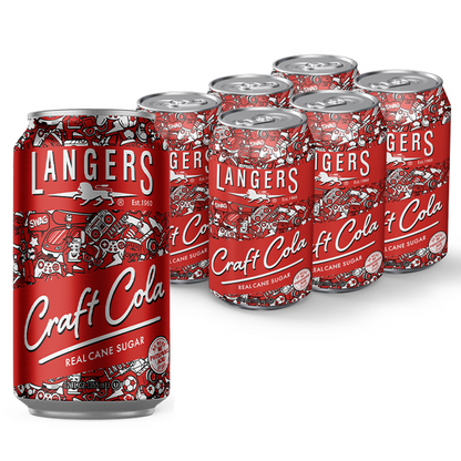 Langers Craft Cola made with Real Cane Sugar