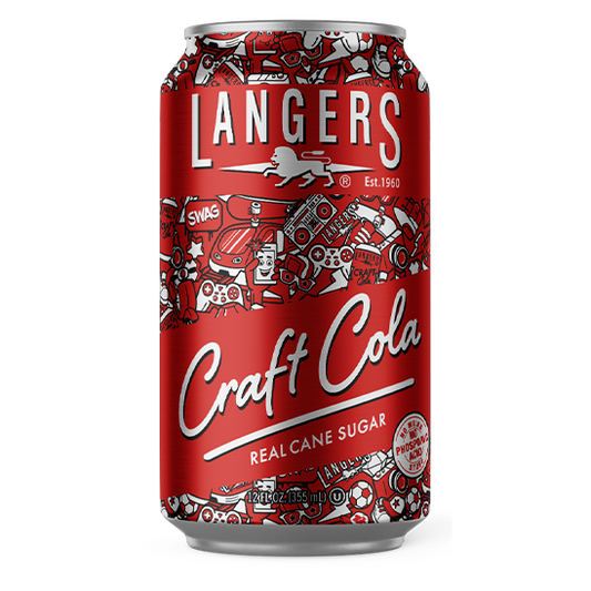 Langers Craft Cola made with Real Cane Sugar