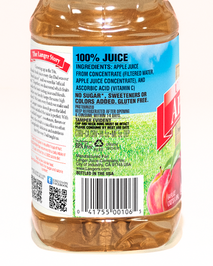 100% Apple Juice - Pure USA Grown