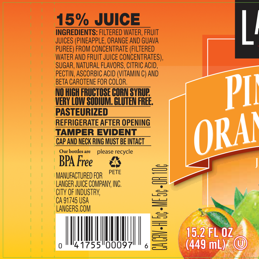 Pineapple orange deals guava juice