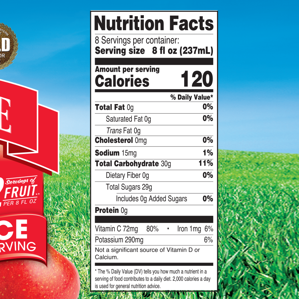 64oz 100 Apple Juice Langer Juice Company