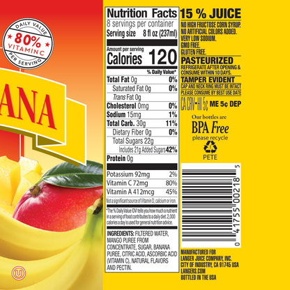 64oz Mango Banana