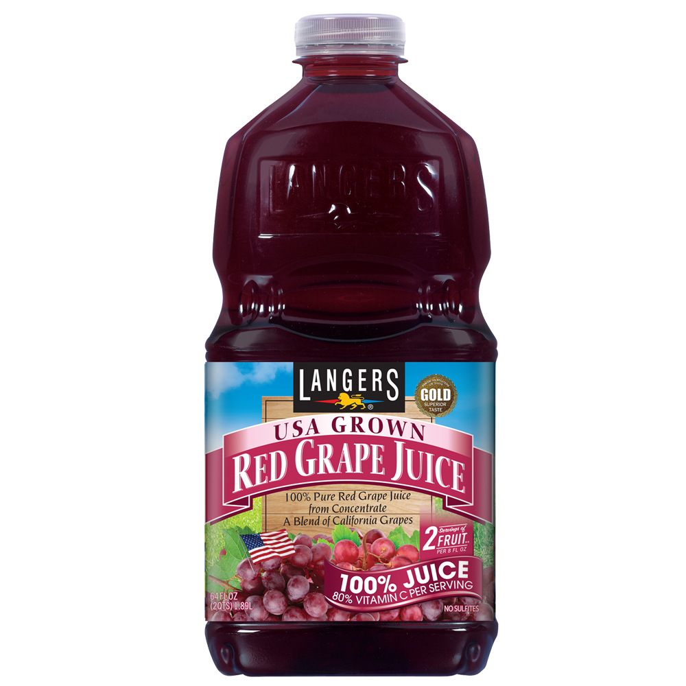 64oz 100% Red Grape Juice – Langer Juice Company