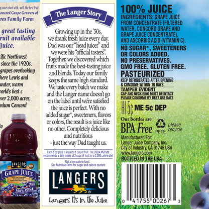 64oz 100% Grape Juice