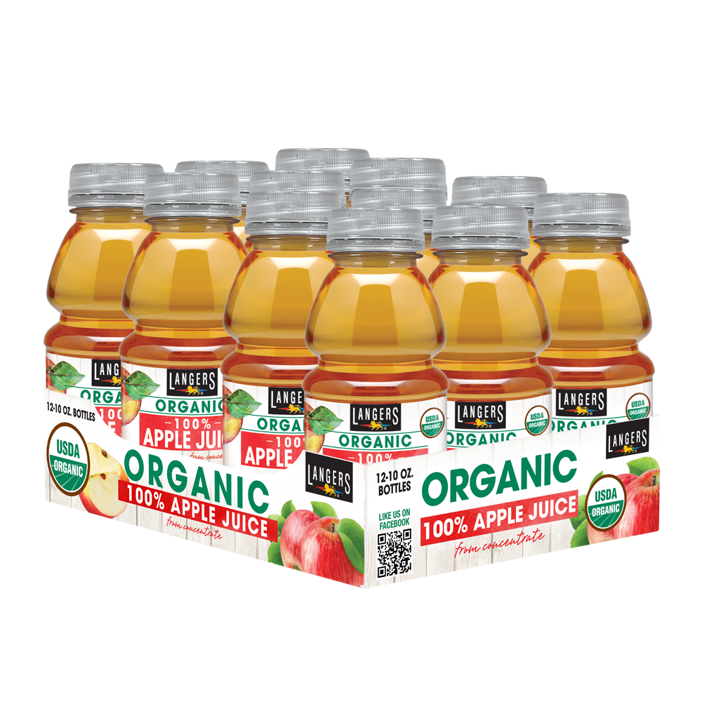 12pk 10oz Organic Apple Juice