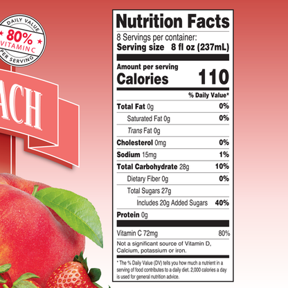 64oz Strawberry Peach
