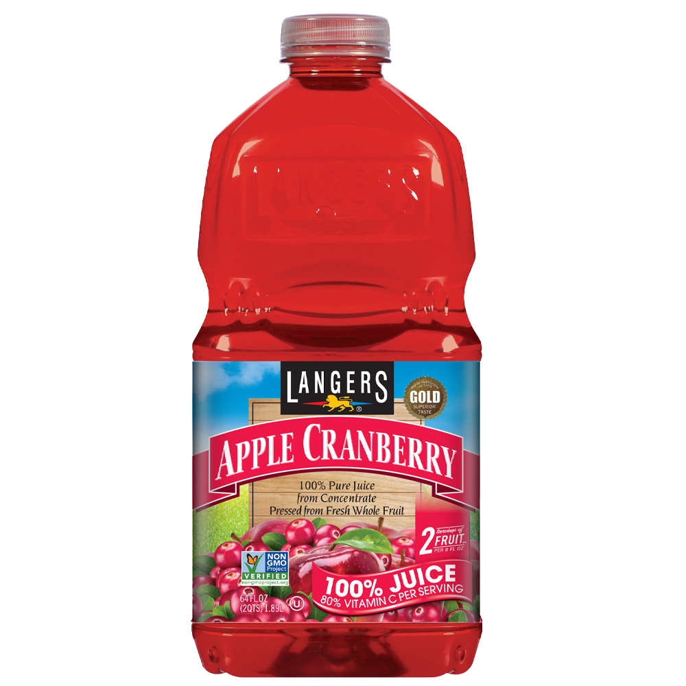 64oz 100 Apple Cranberry