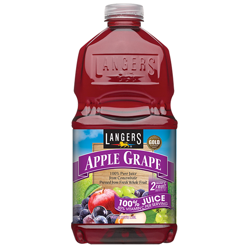 64oz 100% Apple Grape