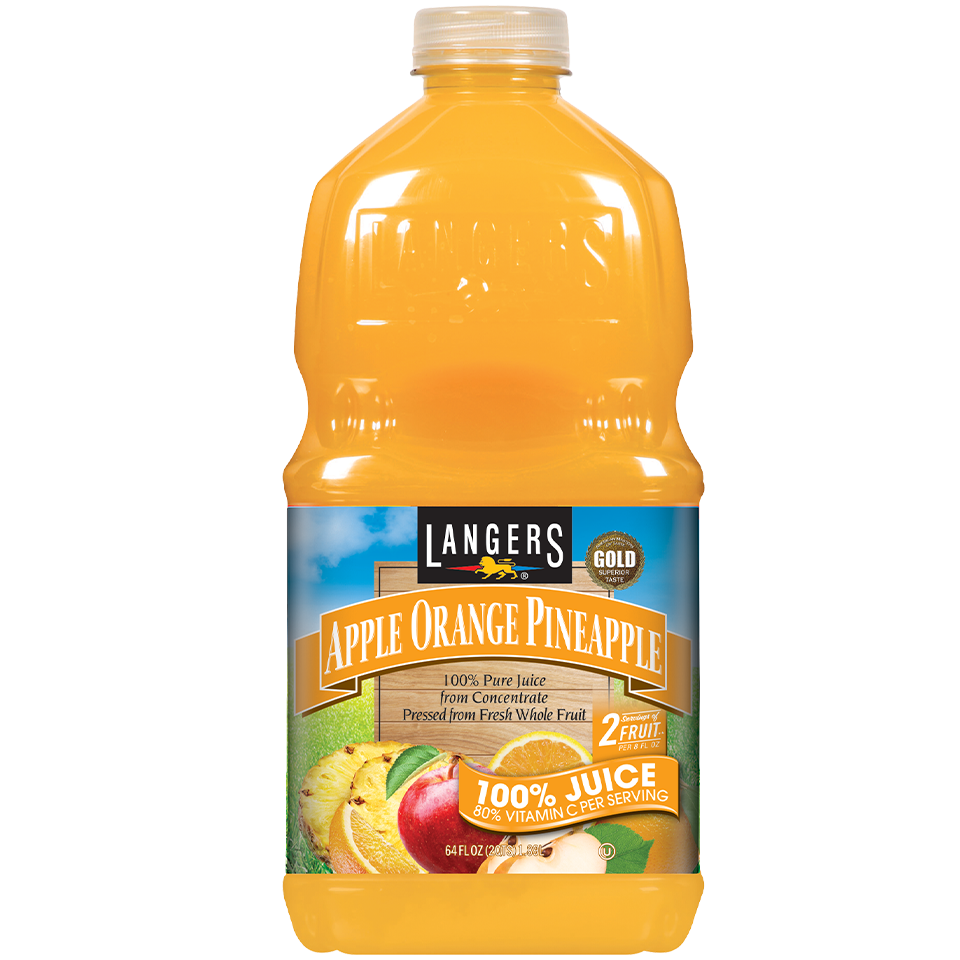 64oz 100 Apple Orange Pineapple