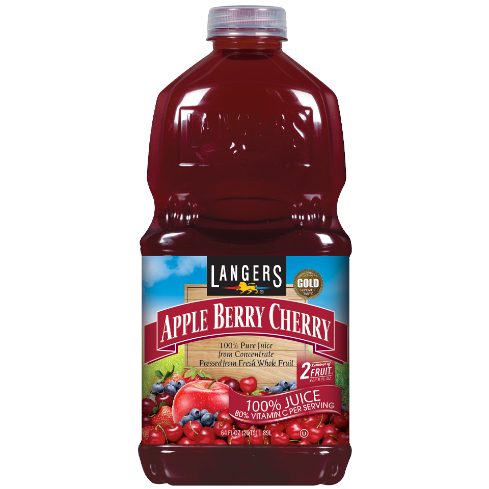 64oz 100% Apple Berry Cherry